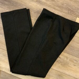 Eileen Fisher pull on stretchy pants. Look like wool blend/feel like leggings.